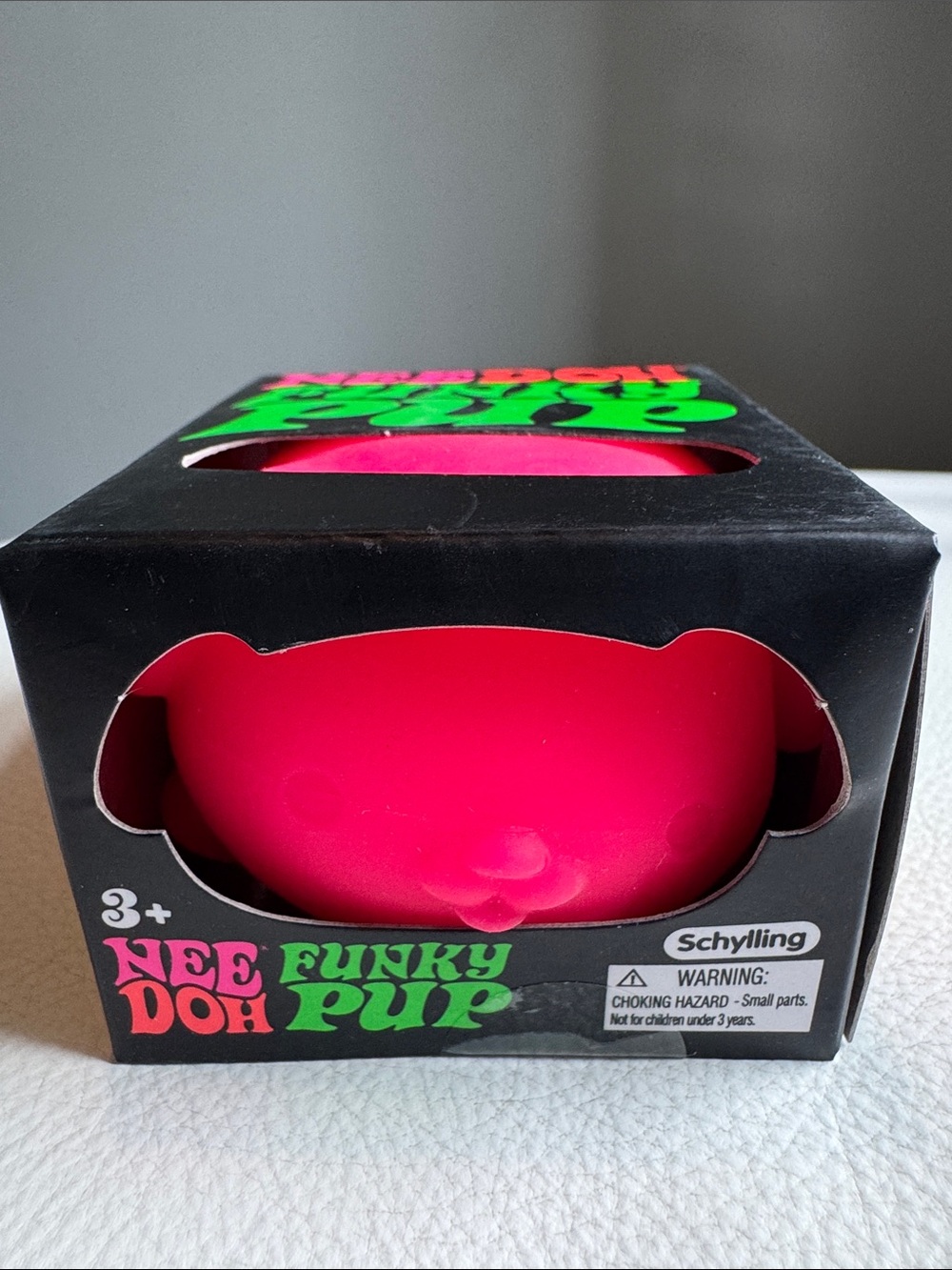 NeeDoh Funky Pup Squishy Squeeze Viral TikTok Fidget Toy Pink New SHIPS TODAY!